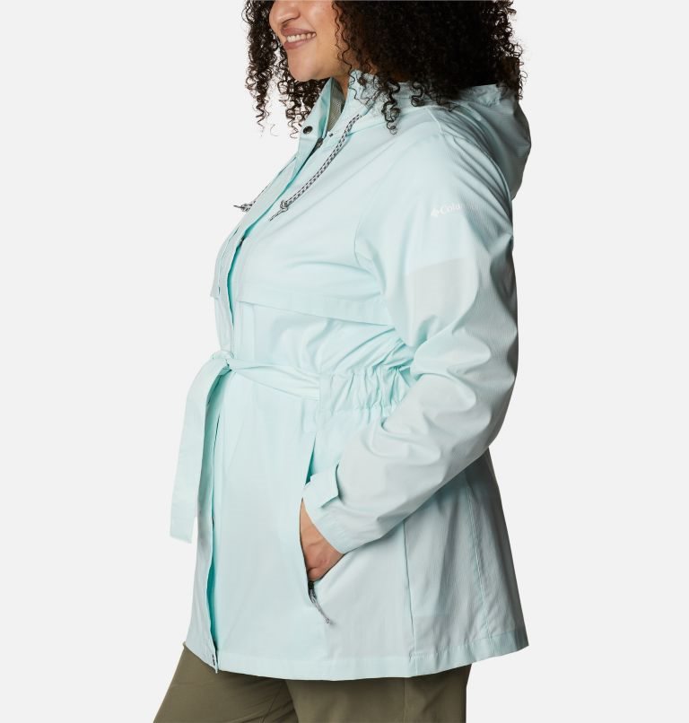 Jachete De Ploaie Columbia Pardon My Trench Dama Turcoaz | Plus Size GOMQ0S178